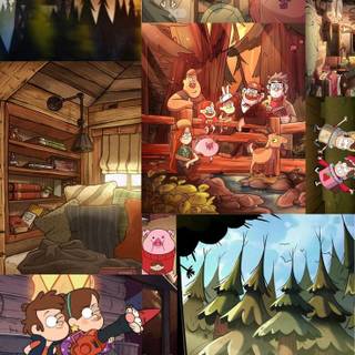 Gravity Falls iPhone wallpaper