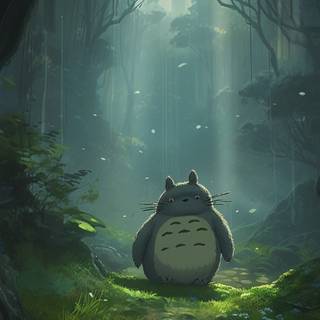Totoro iPhone wallpaper