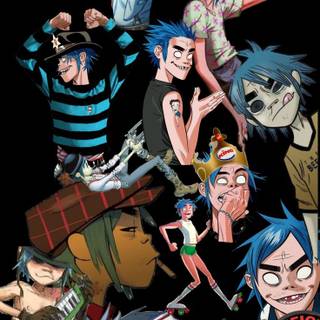 Gorillaz phone wallpaper