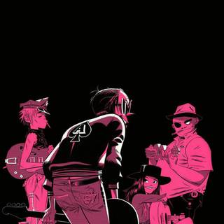 Gorillaz phone wallpaper