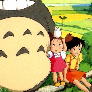 Totoro iPhone wallpaper