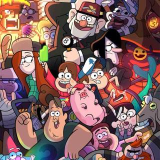 Gravity Falls iPhone wallpaper