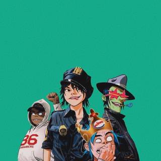 Gorillaz phone wallpaper