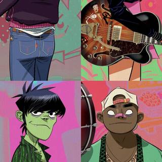 Gorillaz phone wallpaper
