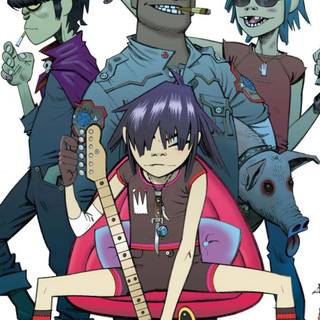 Gorillaz phone wallpaper