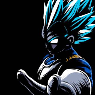 Goku and Vegeta iPhone wallpaper