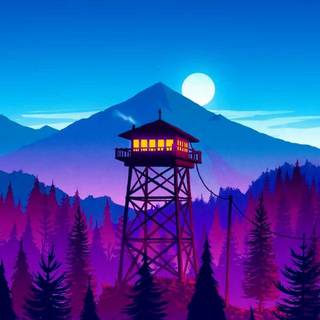Firewatch iPhone wallpaper