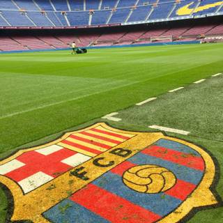 Camp Nou iPhone wallpaper