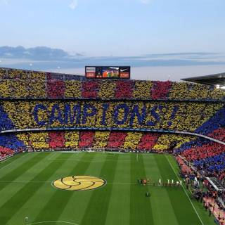Camp Nou iPhone wallpaper