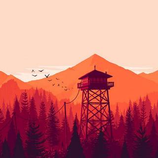 Firewatch iPhone wallpaper