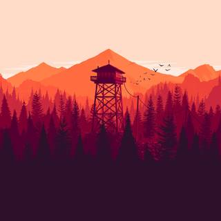 Firewatch iPhone wallpaper