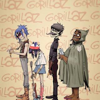 Gorillaz phone wallpaper
