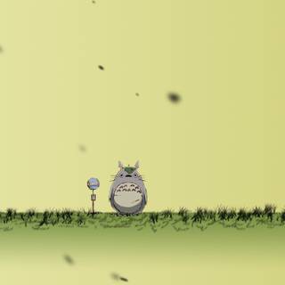 Totoro iPhone wallpaper