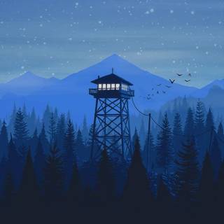 Firewatch iPhone wallpaper