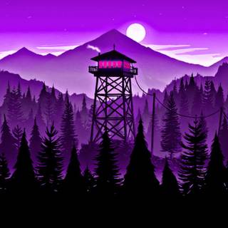 Firewatch iPhone wallpaper