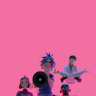 Gorillaz phone wallpaper