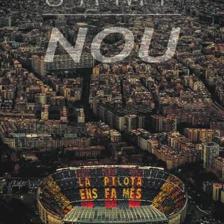 Camp Nou iPhone wallpaper