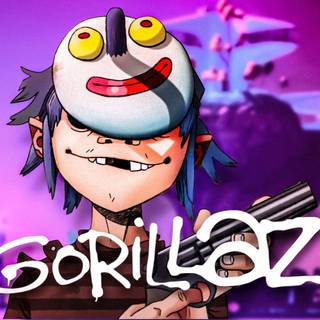 Gorillaz logo wallpaper