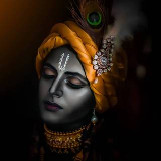 Lord Krishna iPhone wallpaper