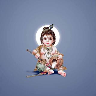 Lord Krishna iPhone wallpaper