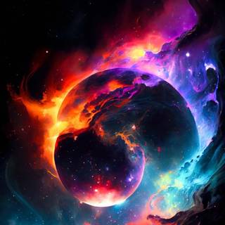 Space iPhone 13 wallpaper