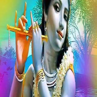 Lord Krishna iPhone wallpaper