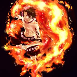 Ace One Piece iPhone wallpaper