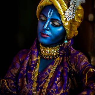 Lord Krishna iPhone wallpaper