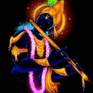 Lord Krishna iPhone wallpaper