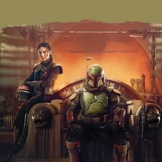 Boba Fett phone wallpaper