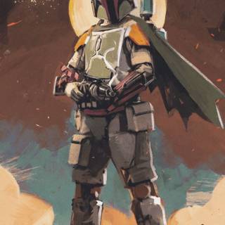 Boba Fett phone wallpaper