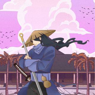 Pink anime phone wallpaper