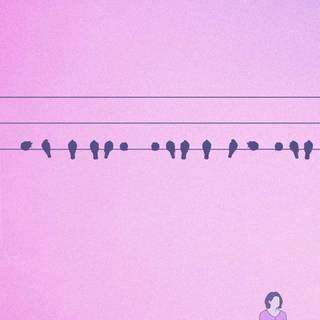 Pink anime phone wallpaper