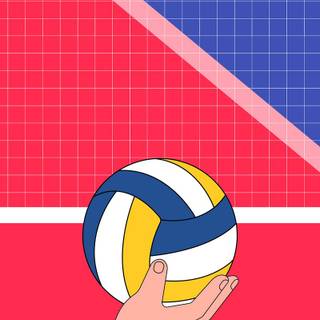 Volleyball iPhone wallpaper