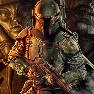 Boba Fett phone wallpaper