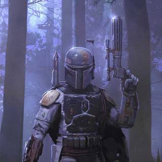 Boba Fett phone wallpaper