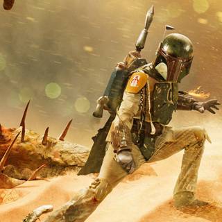 Boba Fett phone wallpaper