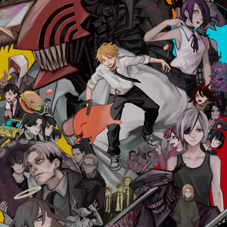 Chainsaw Man 4k phone wallpaper