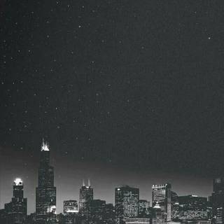 Dark city lights wallpaper