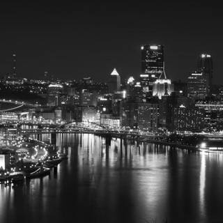 Dark city lights wallpaper