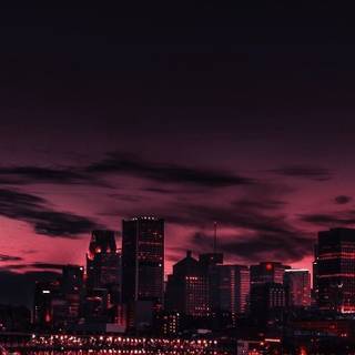 Dark city lights wallpaper