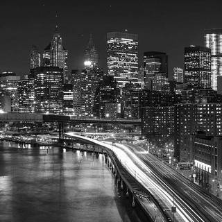 Dark city lights wallpaper