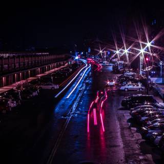 Dark city lights wallpaper