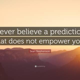 Prediction wallpaper