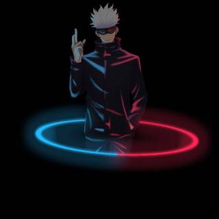 Gojo black wallpaper