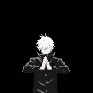 Gojo black wallpaper