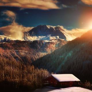 8k mountain wallpaper