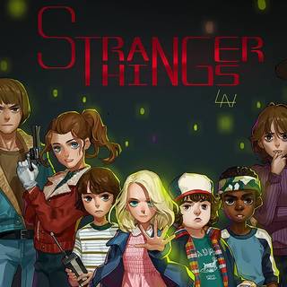 Anime Stranger Things wallpaper