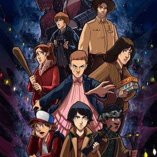 Anime Stranger Things wallpaper