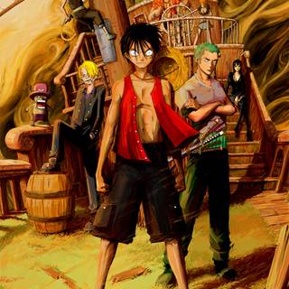 One Piece group wallpaper